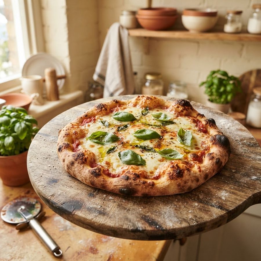 Pizzas crocantes sin gluten